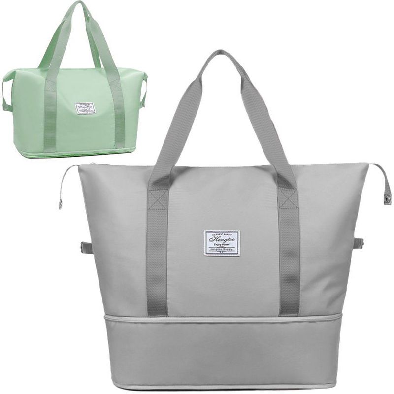 GENERICO - Bolso de viaje cartera expandible impermeable claros