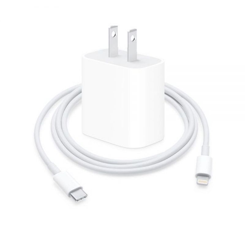 APPLE - Cargador Apple 20W Original Carga Rápida Certificado