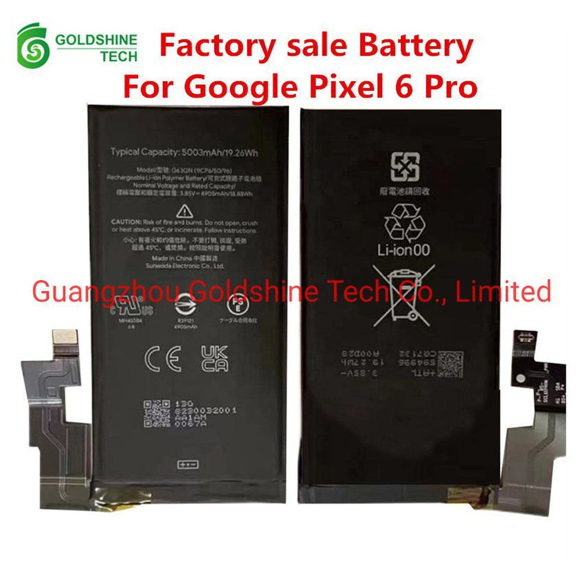 BAND IT - Bateria google pixel 6 pro  g63qn  nuevo