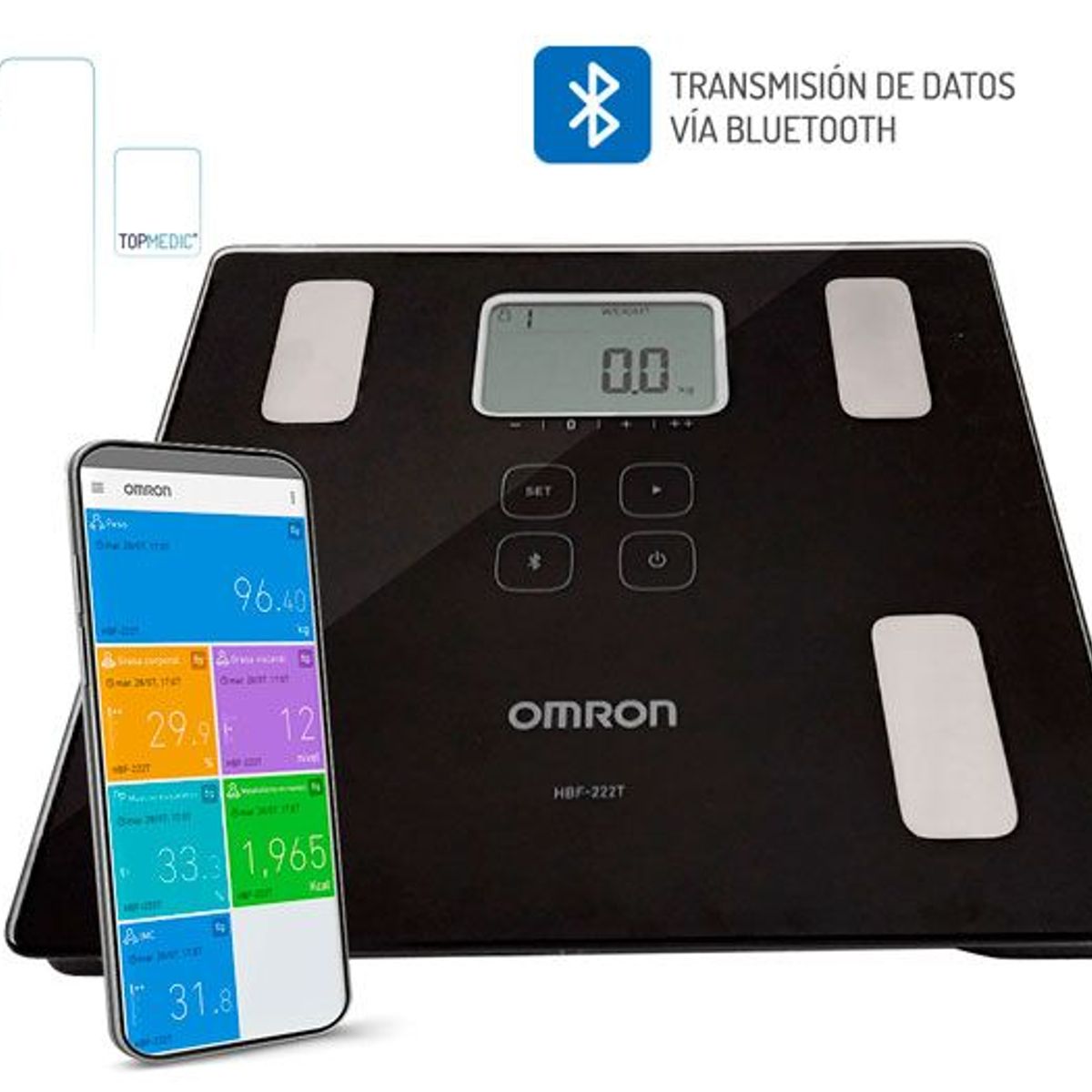 OMRON - Balanza con Reconocimiento Facial HBF-222TLA