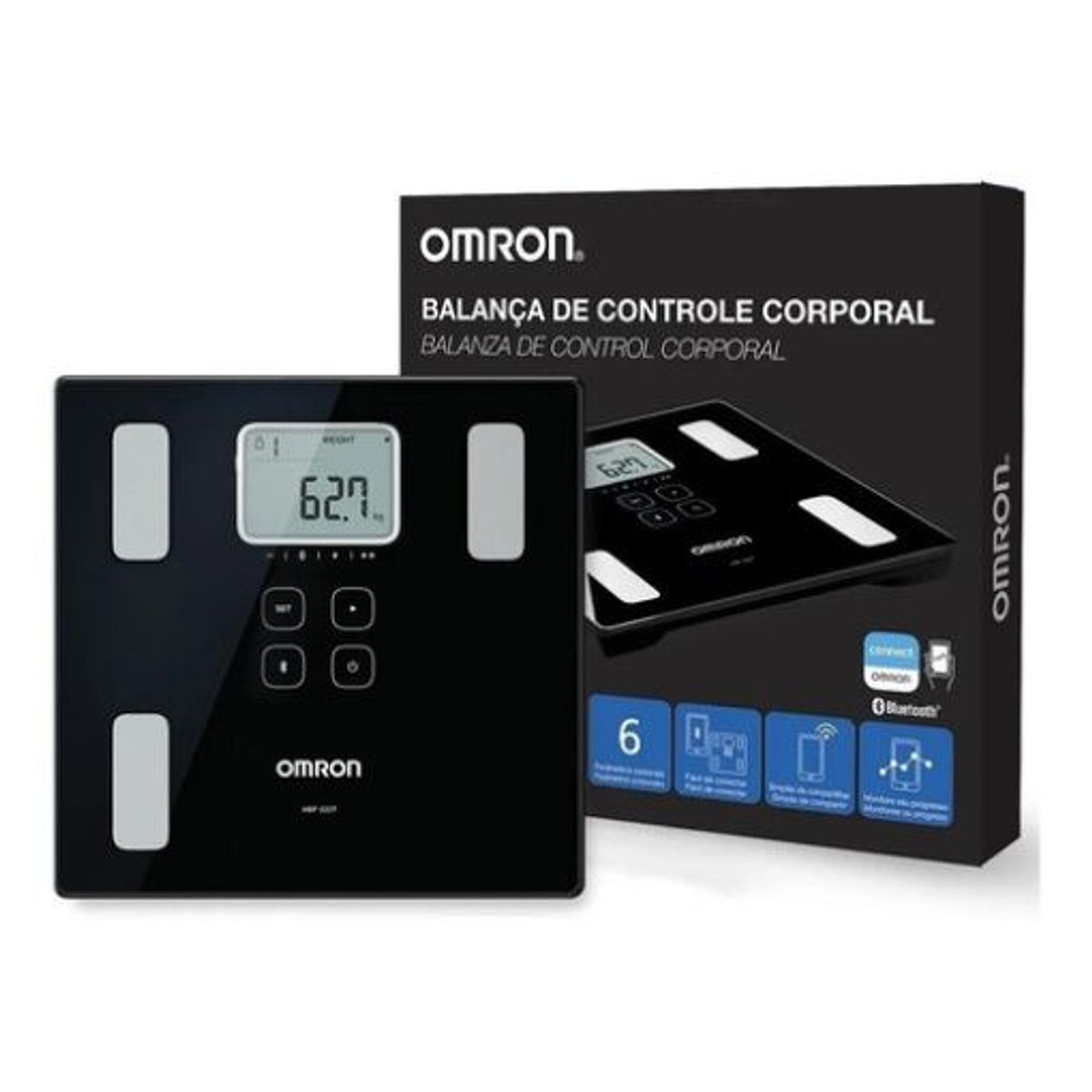 OMRON - Balanza con Reconocimiento Facial HBF-222TLA