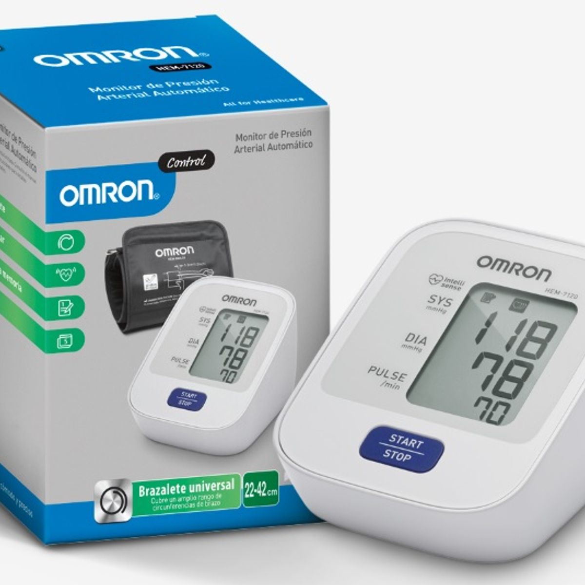 OMRON - Tensiómetro de Brazo  HEM-7120