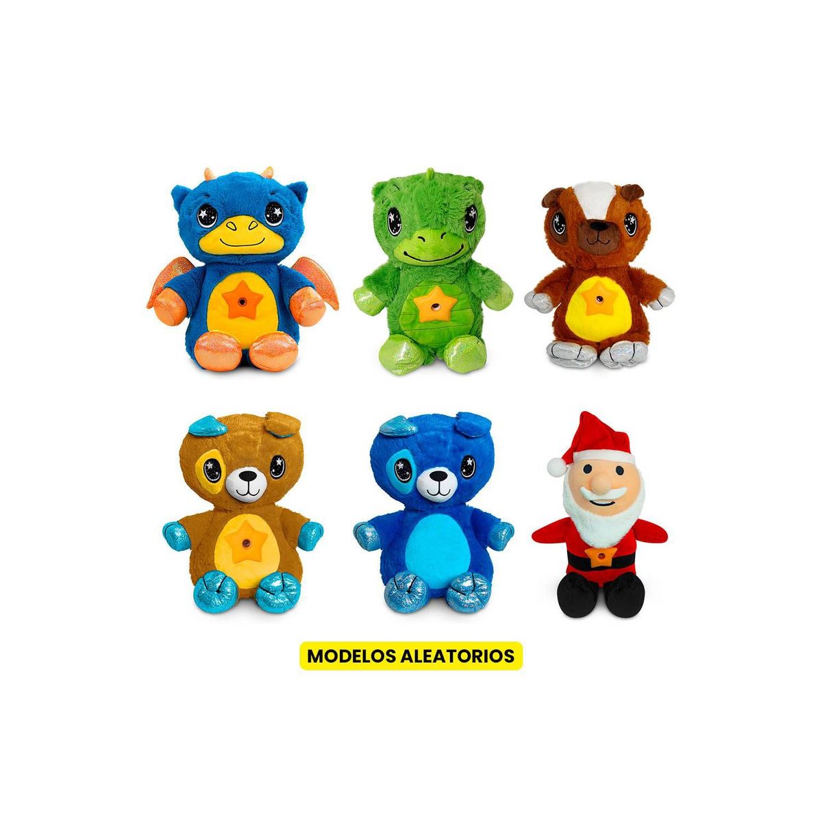 GENERICO - Peluche con Proyección de Luz Modelo al azar