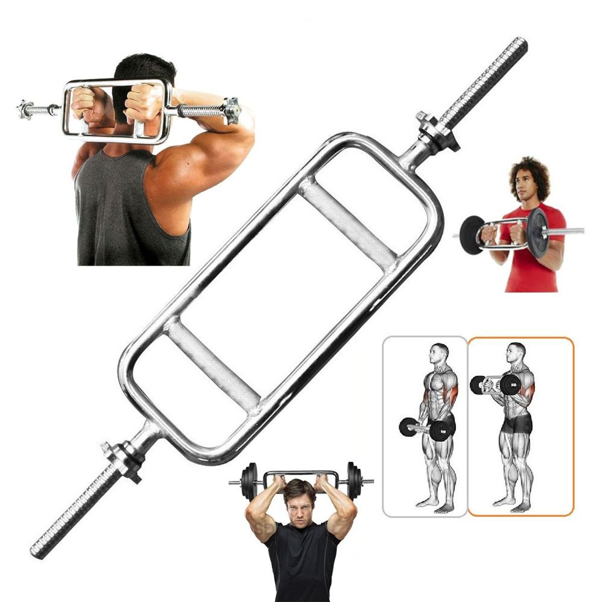 GENERICO - Barra romana profesional gym