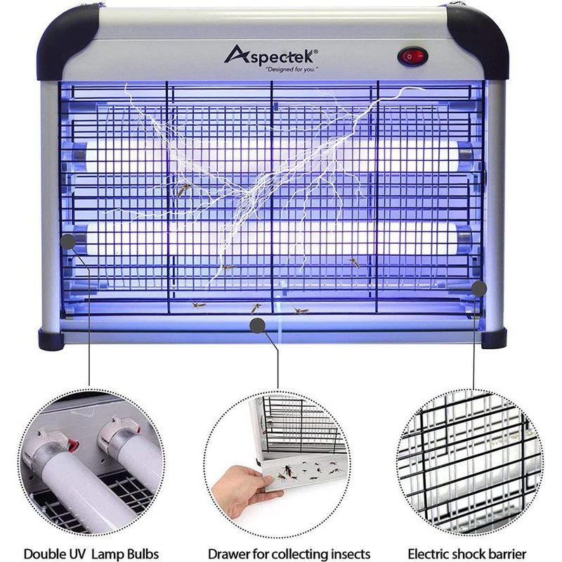 GENERICO - Mosquitero electrocutor mosquito trap insectos