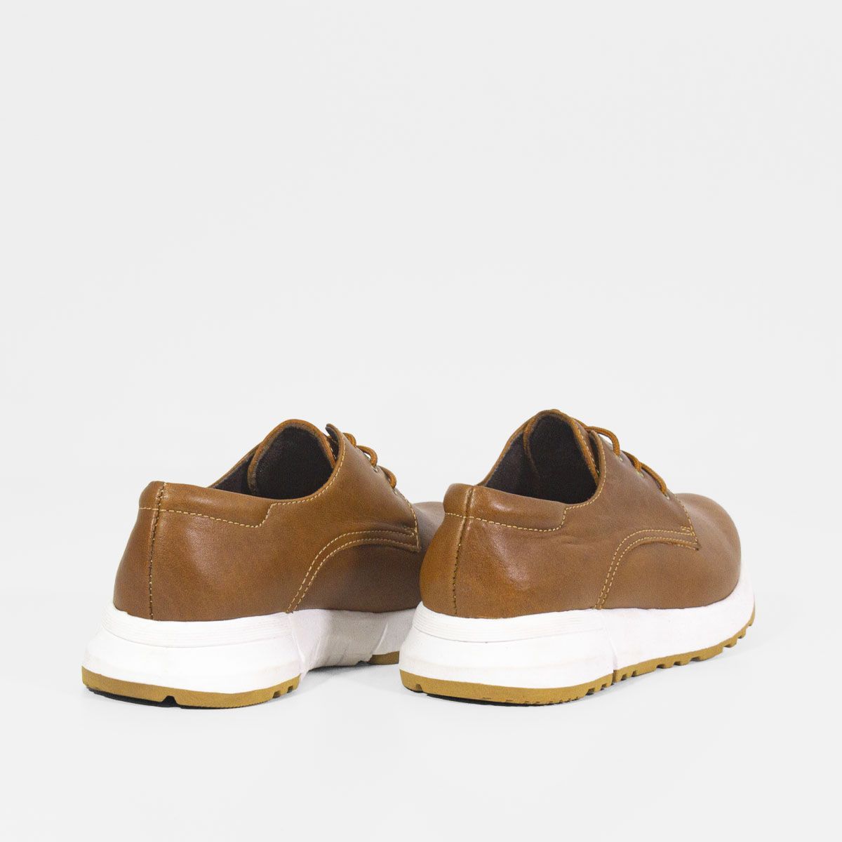 MARIBU - Zapatilla Urbana Maribu 759 Cuero Ámbar Taco Bajo_.