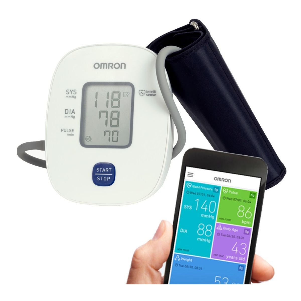 OMRON - Tensiómetro de Brazo Control  HEM7121-JLA