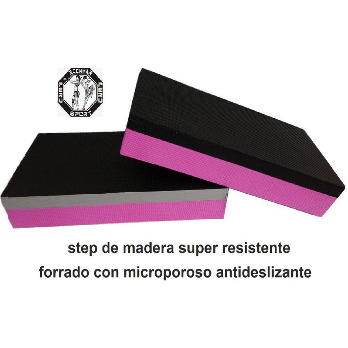 GENERICO - Step aeróbicos pilates antideslizantes madera microporoso