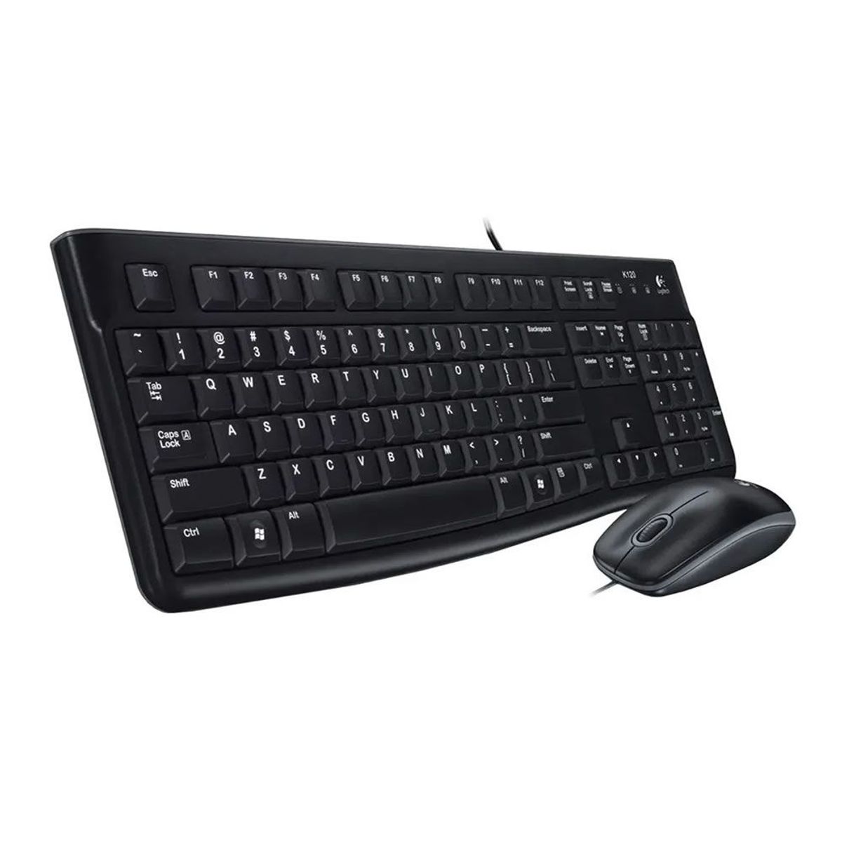LOGITECH - Kit Teclado y Mouse Logitech Mk120 Negro