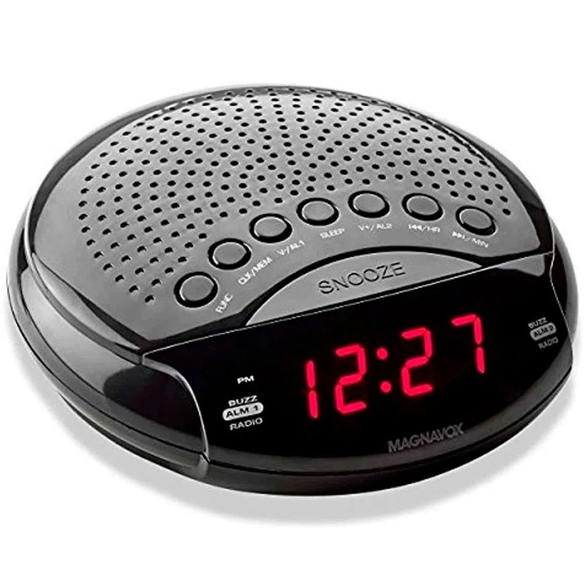 MAGNAVOX - Radio Despertador Magnavox con Pantalla 0.6 Alarma Dual FM