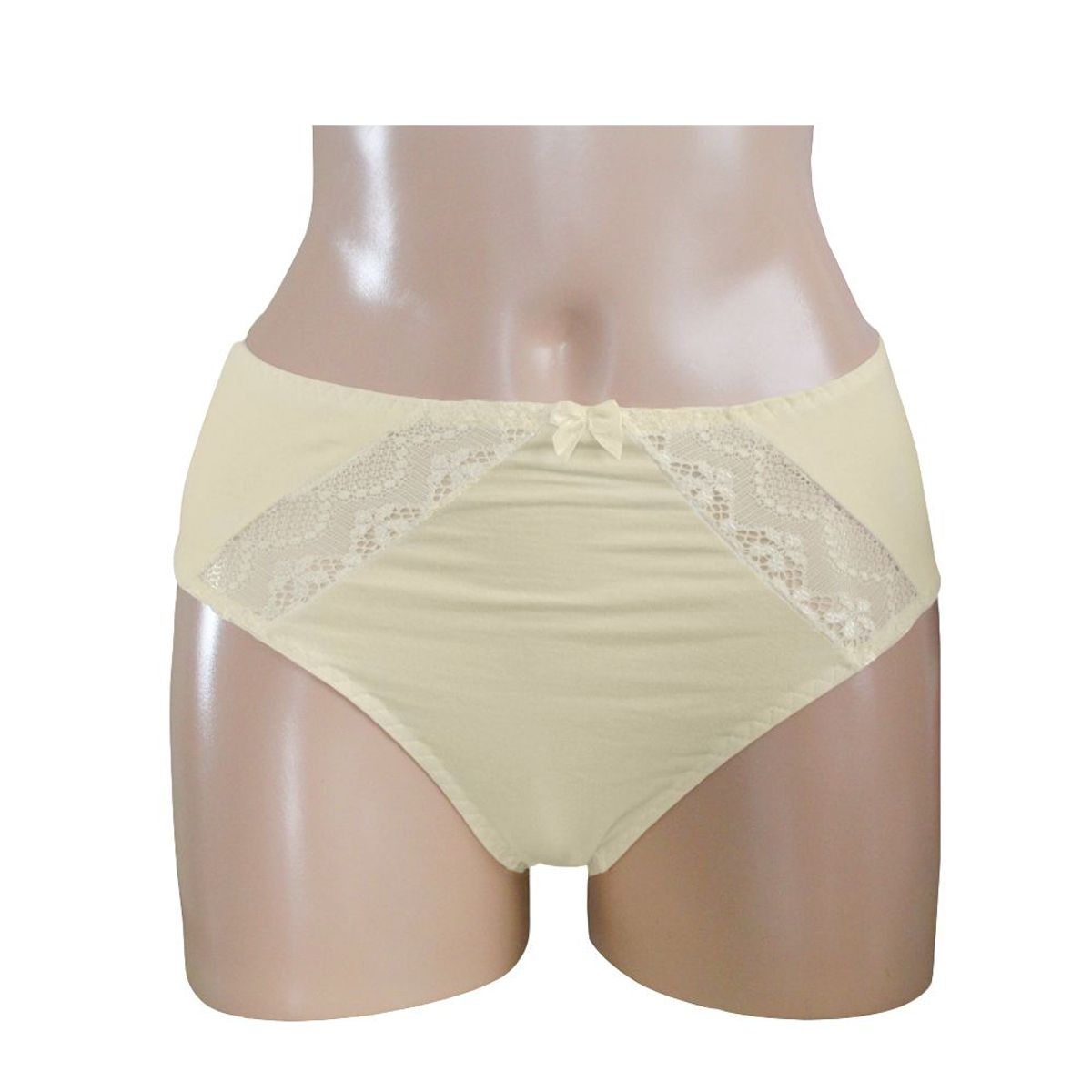 Peter Pan - Trusa Algodón Lycrado con Blonda Peter Pan Beige