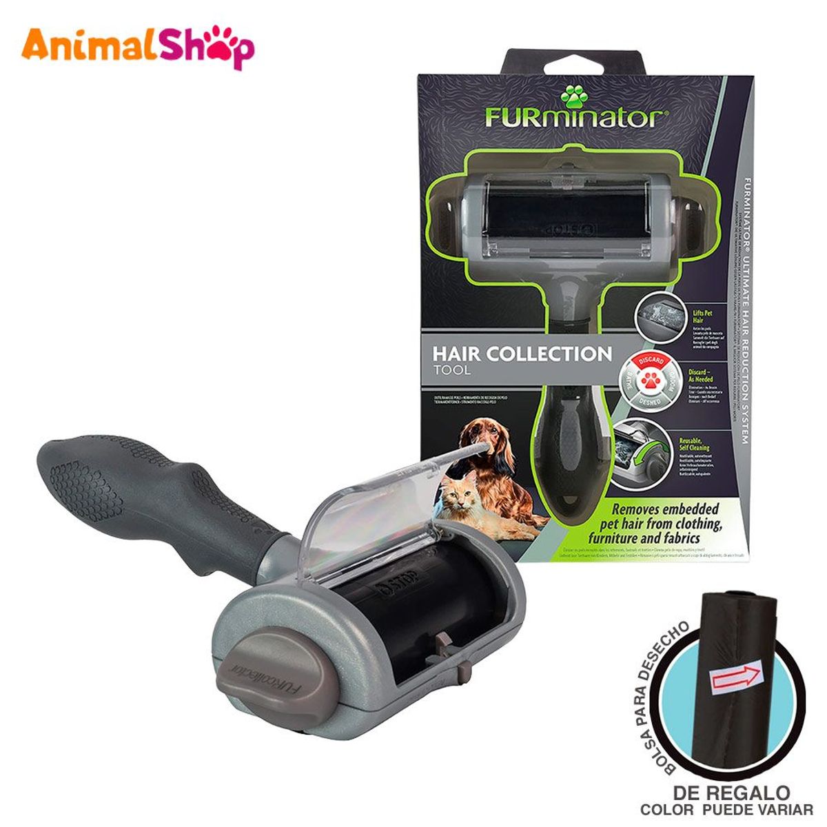 FURMINATOR - Maquina Quita Pelos Perro Gato Furminator