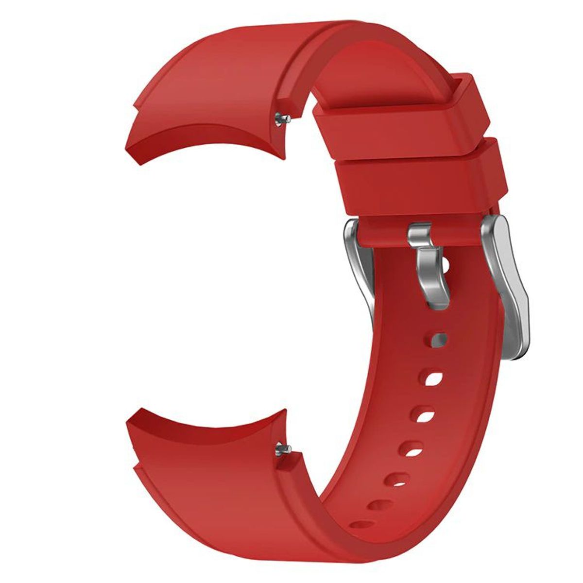 GENERICO - Correa Silicona 1 para SAMSUNG GALAXY WATCH 5 / 5 PRO - Rojo