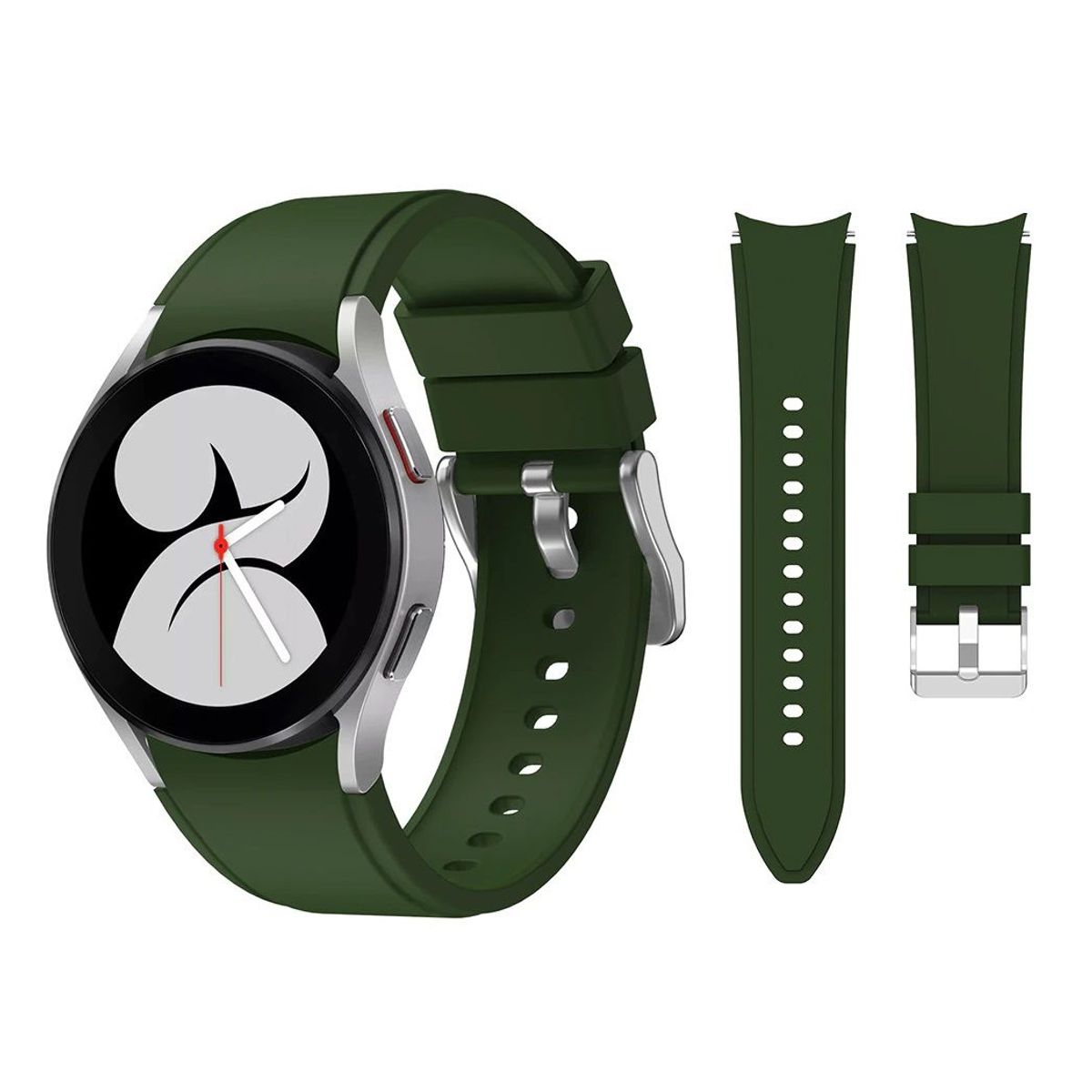 GENERICO - Correa Silicona 1 para SAMSUNG GALAXY WATCH 5 / 5 PRO - Verde