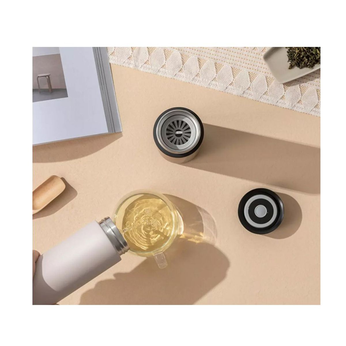 XIAOMI - Termo Xiaomi Mijia de Acero Inoxidable de 350ml Negro