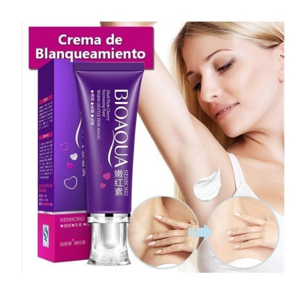 BIOAQUA - CREMA BLANQUEADORA ZONAS BIOAQUA