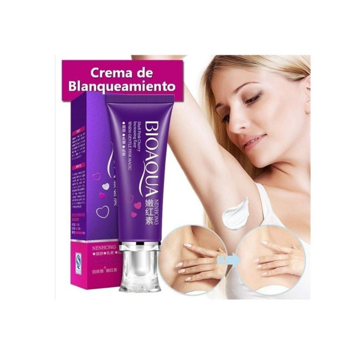 BIOAQUA - CREMA BLANQUEADORA ZONAS BIOAQUA