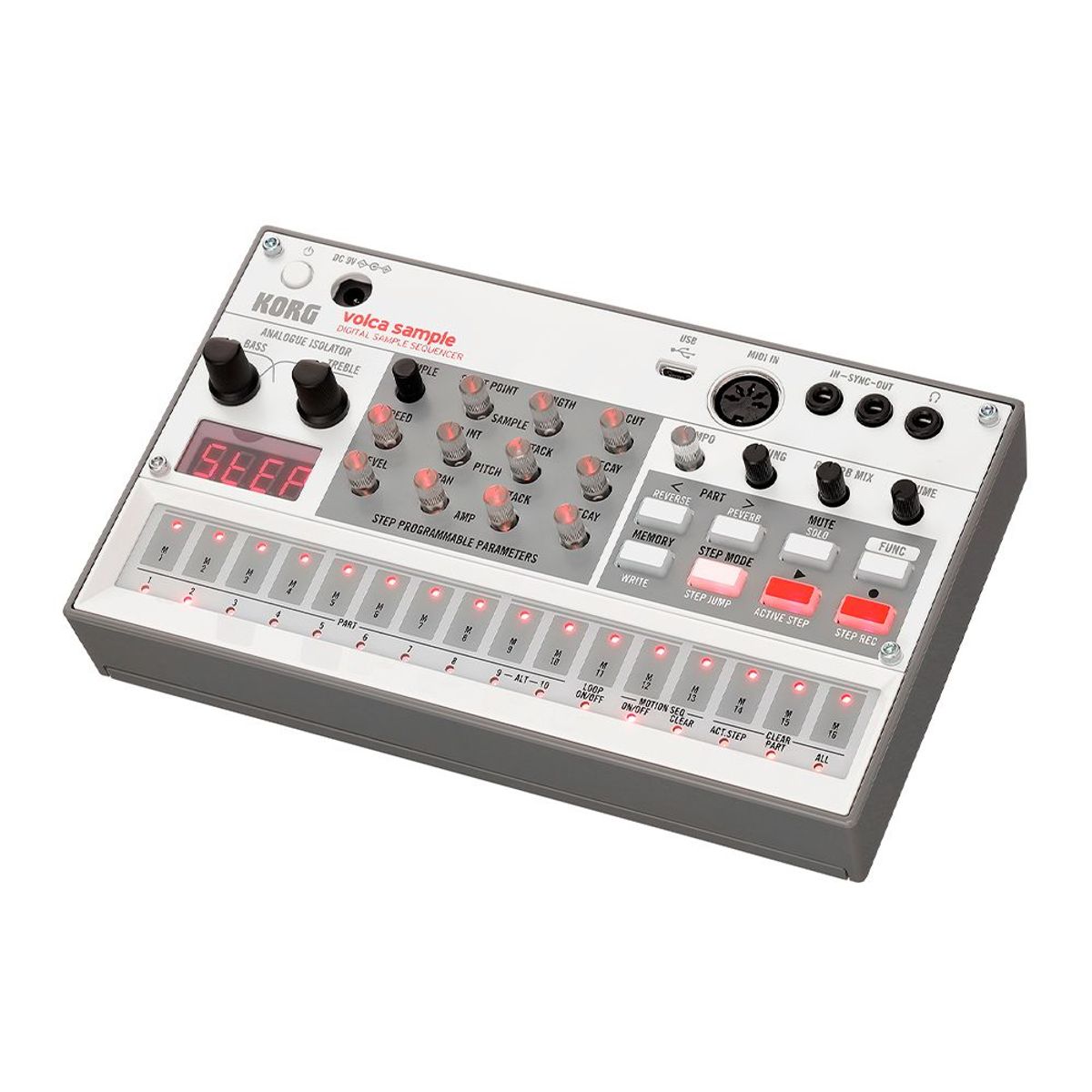 KORG - Sintetizador - KORG - VOLCA-SAMPLE 2 - Blanco