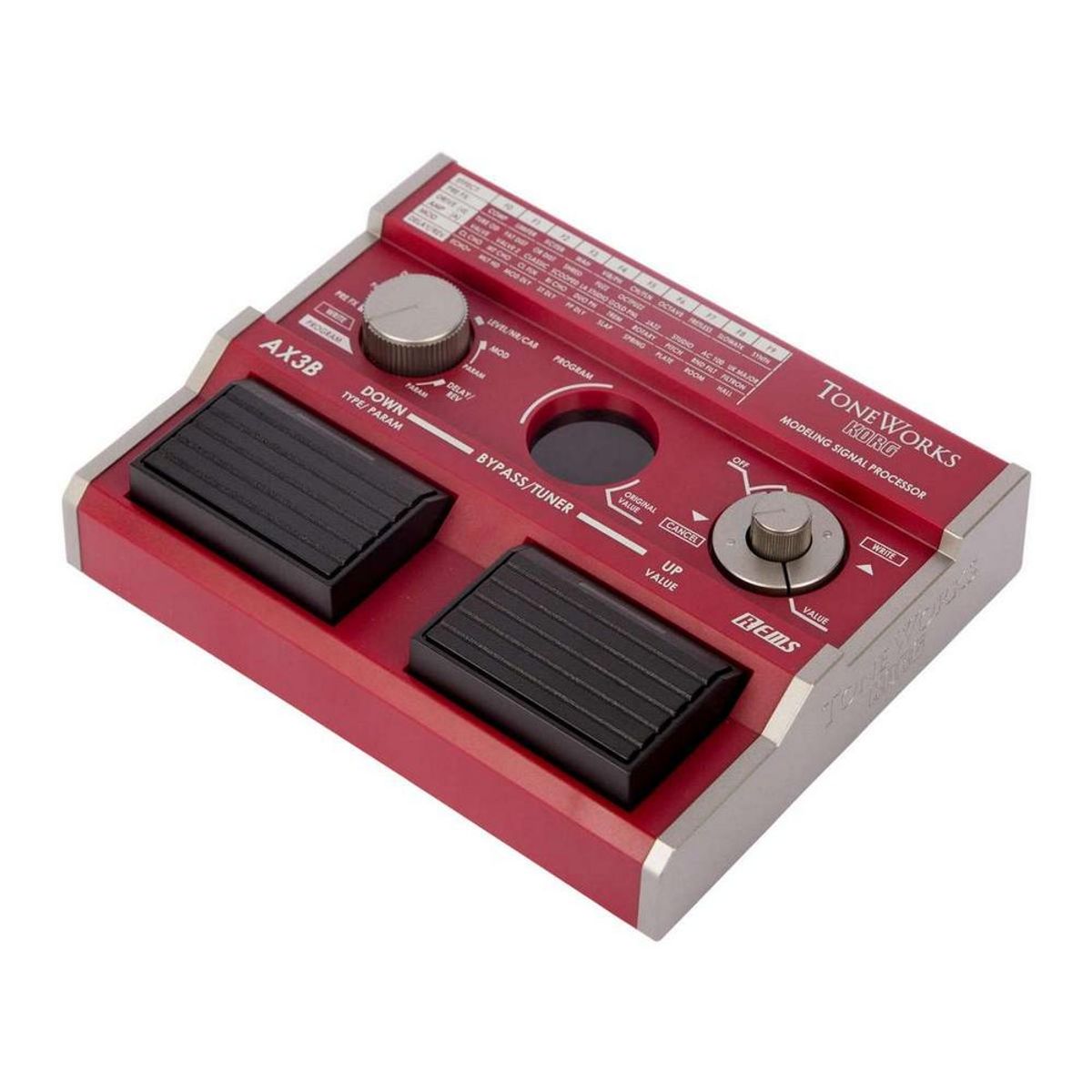 KORG - Pedal Digital - KORG - AX3B - Rojo