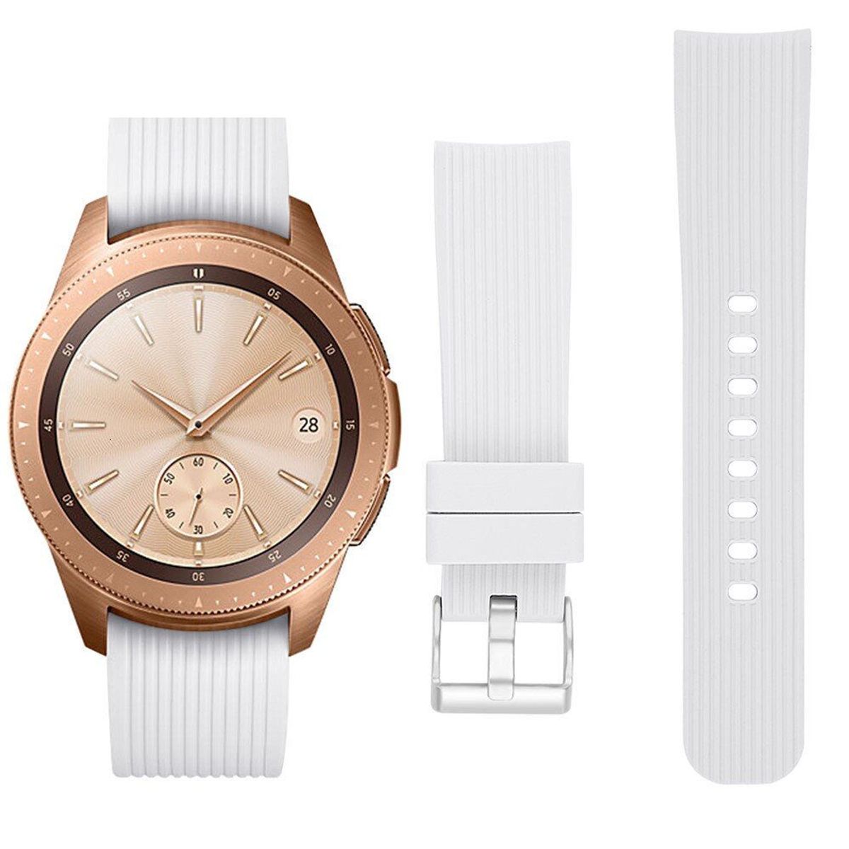 GENERICO - Correa Silicona para SAMSUNG GALAXY WATCH 5 / 5 PRO - Blanco