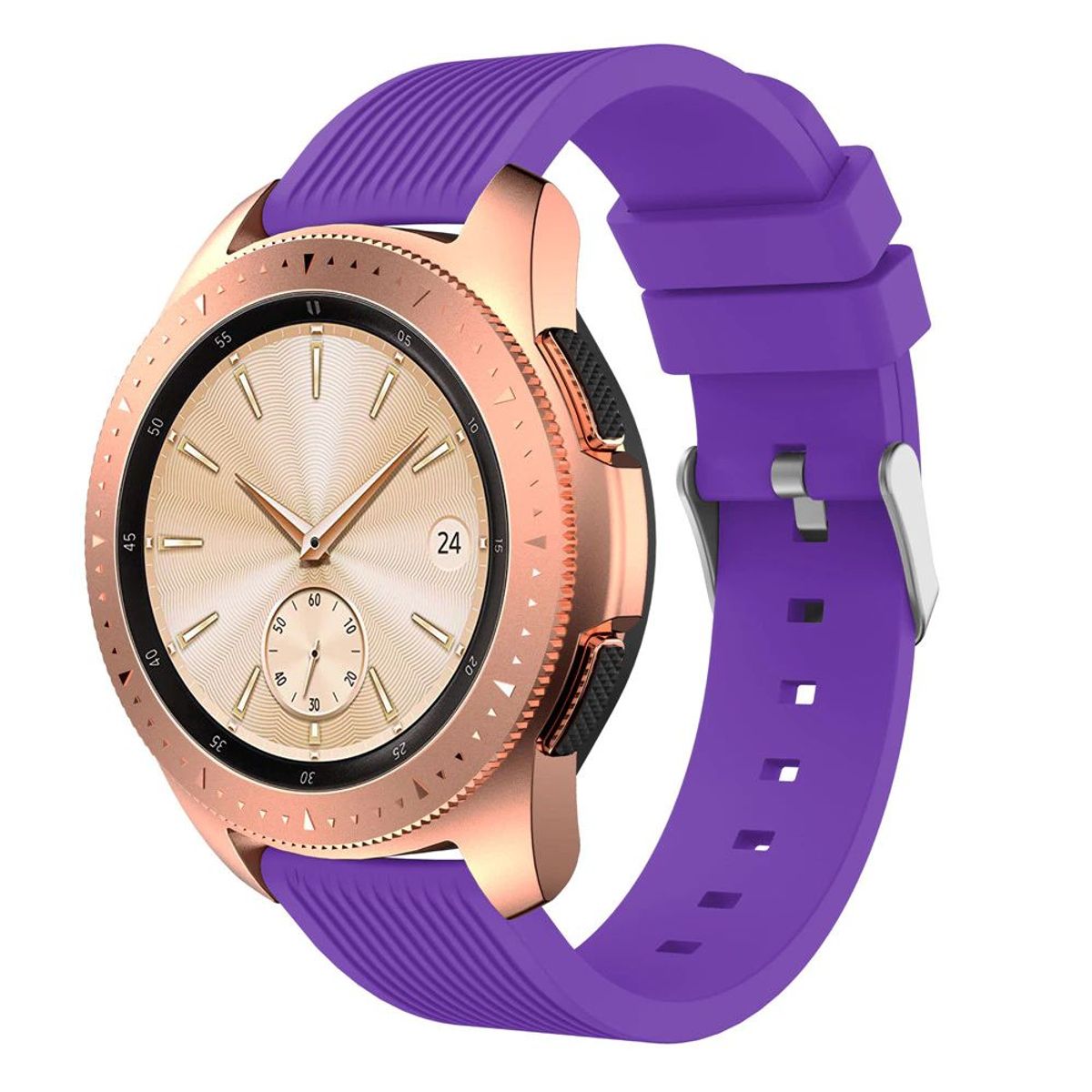 GENERICO - Correa Silicona para SAMSUNG GALAXY WATCH 5 / 5 PRO - Lila