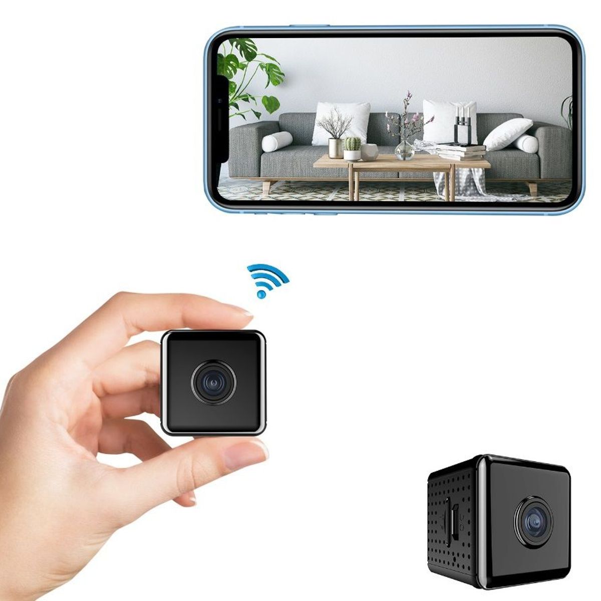 OEM - Camara Espia Wifi Cubo - Solumatica - Para Celular Video en vivo
