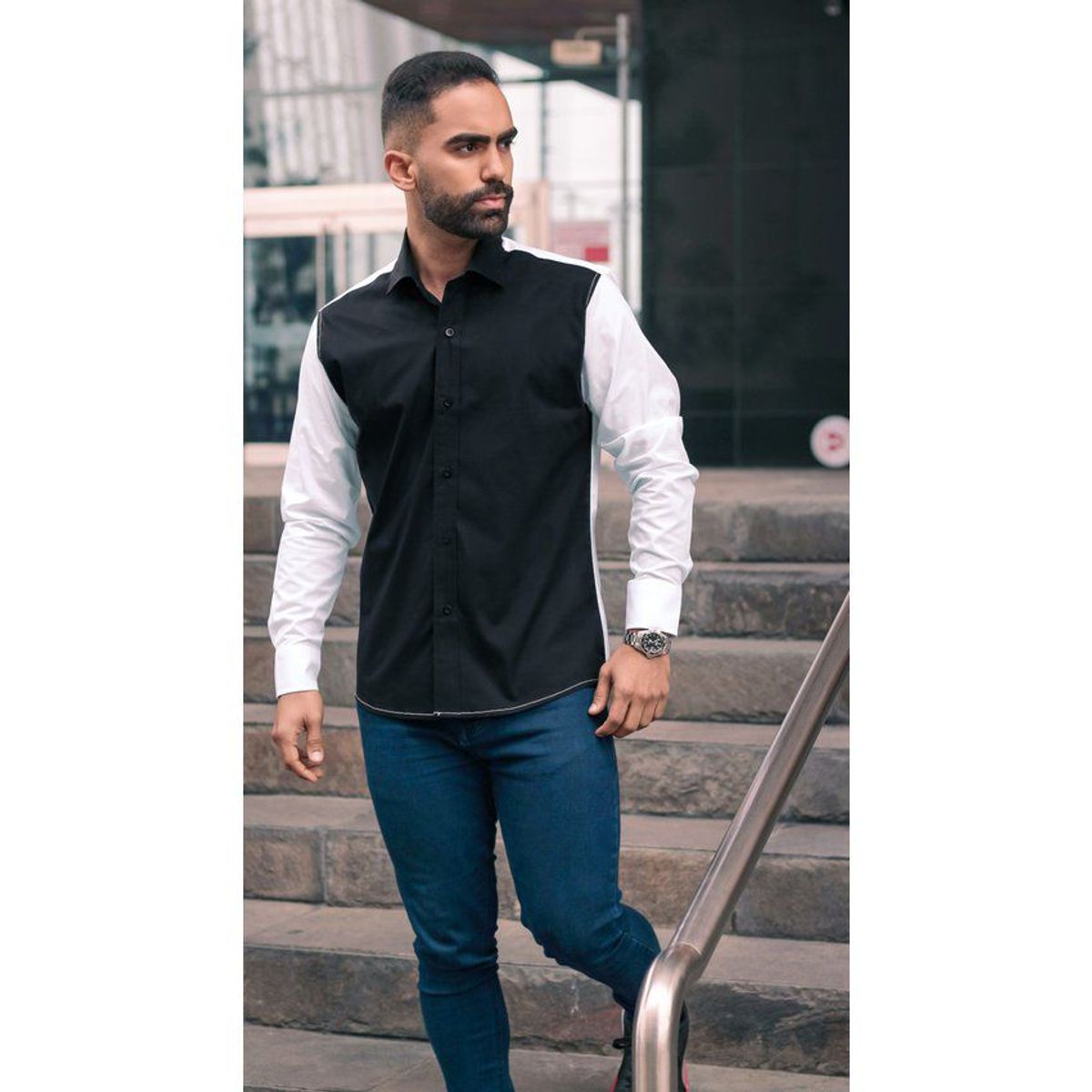 BONAPARTE - Camisa Manga Larga Caballero Algodón Bonaparte