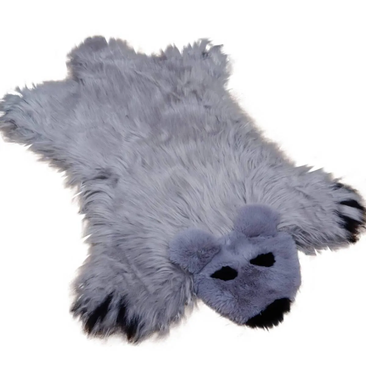 ELMEJORPRECIO - Alfombra Para Dormitorio De 90cm x 60cm Modelo Oso Gris