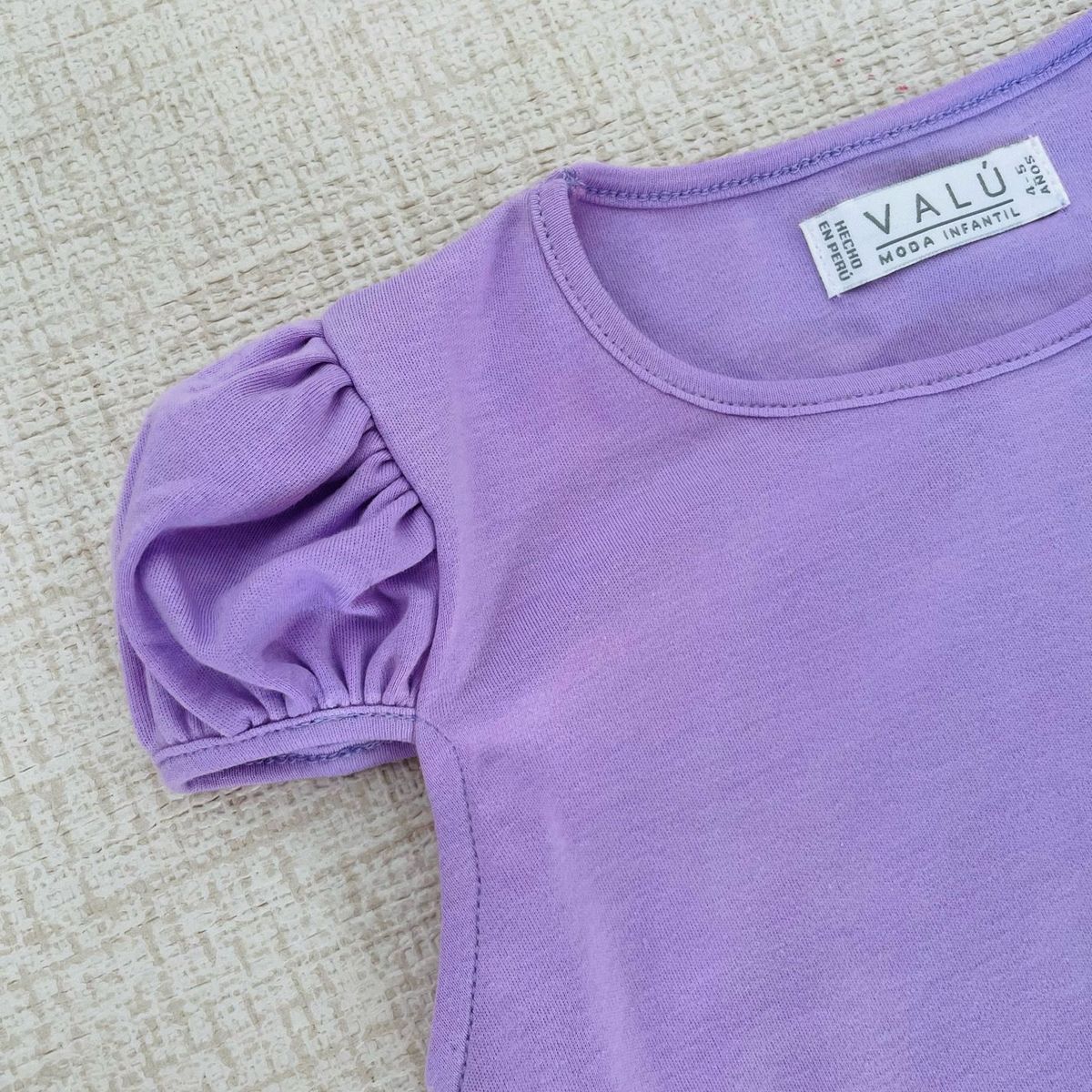 VALU MODA INFANTIL - Short negro y Polo lila para niña