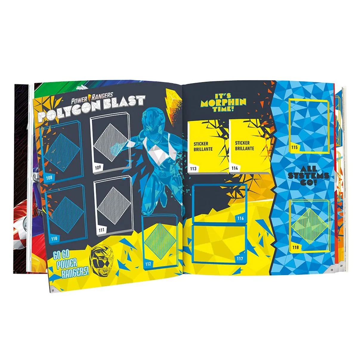 EDITORIAL BERLIN - Power Rangers, 1 Álbum Tapa Dura + 1 Cajita (50 Sobres)