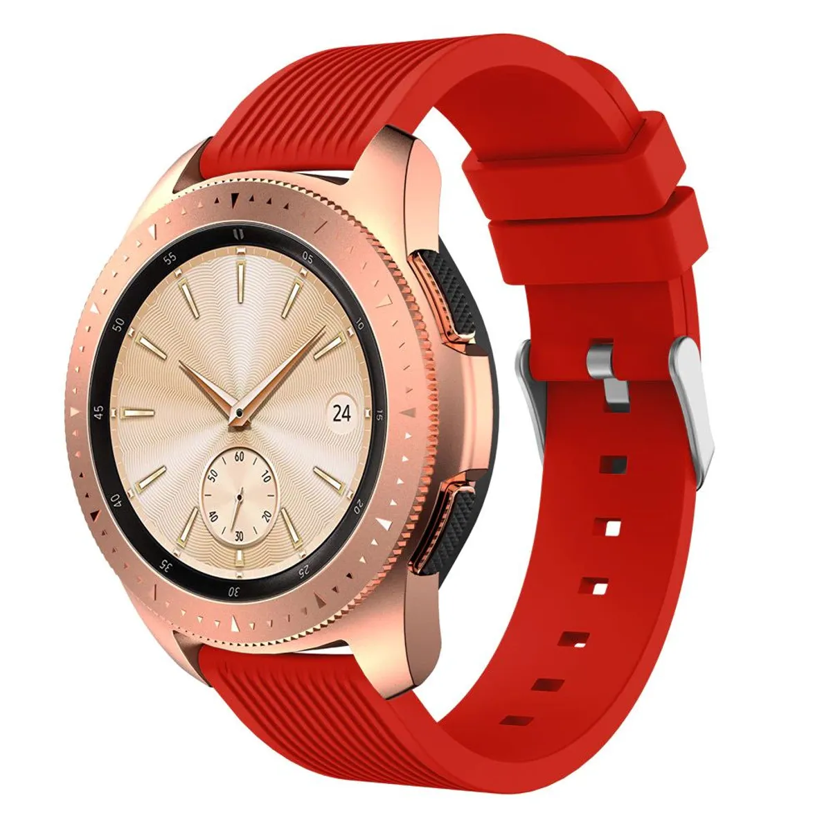 GENERICO - Correa Silicona para HUAWEI WATCH GT3 42mm - Rojo