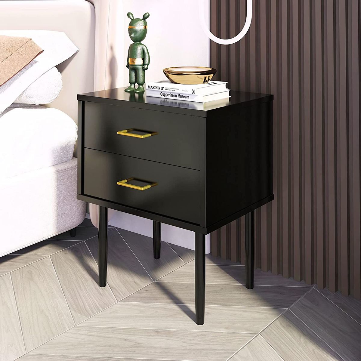 DIBA MUEBLES - Velador Kali Negro DIBA Muebles