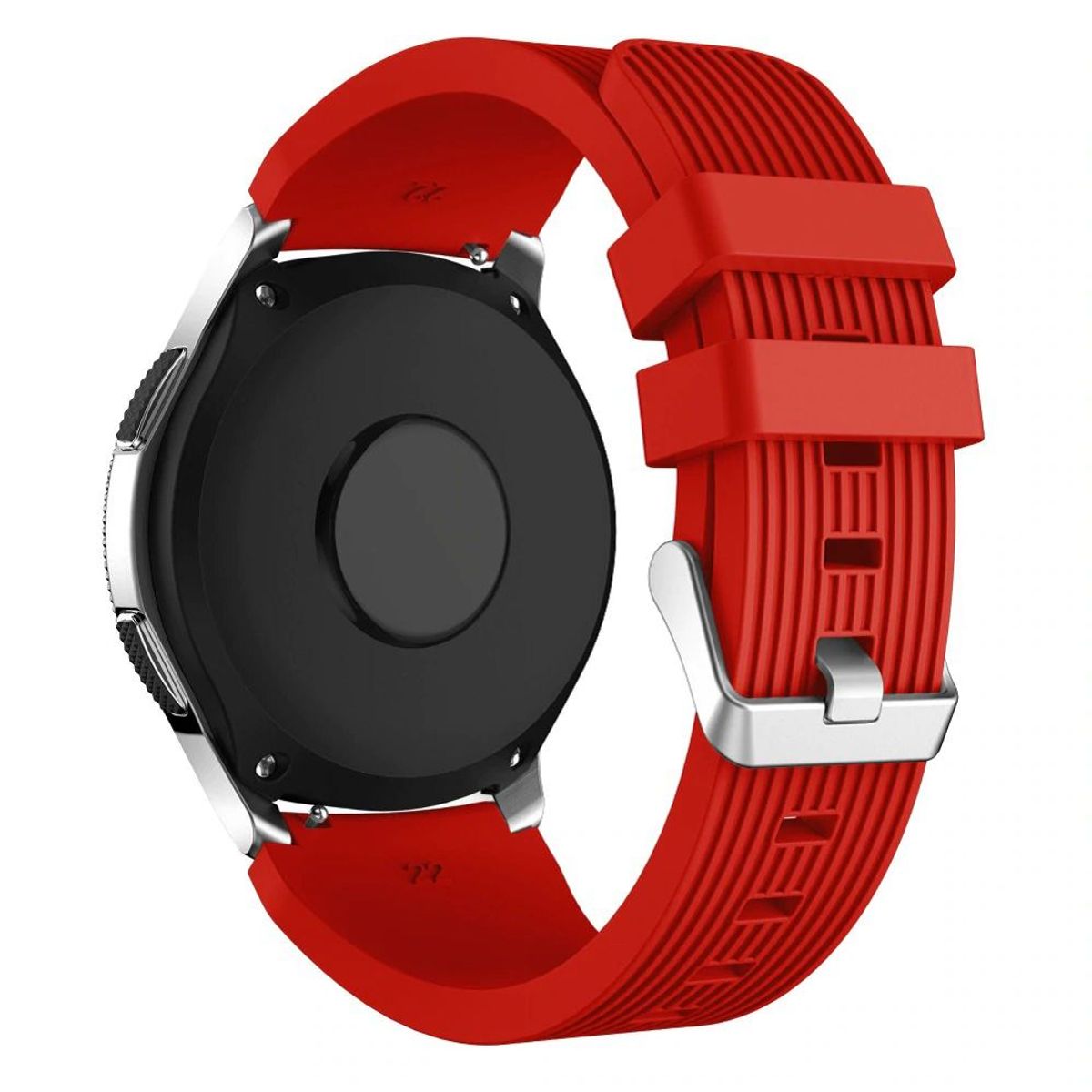 GENERICO - Correa Silicona para Samsung Galaxy Watch 46mm  Gear S3 - Rojo