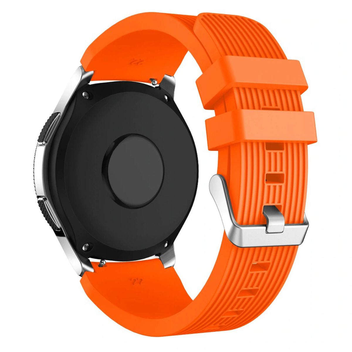 GENERICO - Correa Silicona para Samsung Galaxy Watch 46mm  Gear S3 - Naranja
