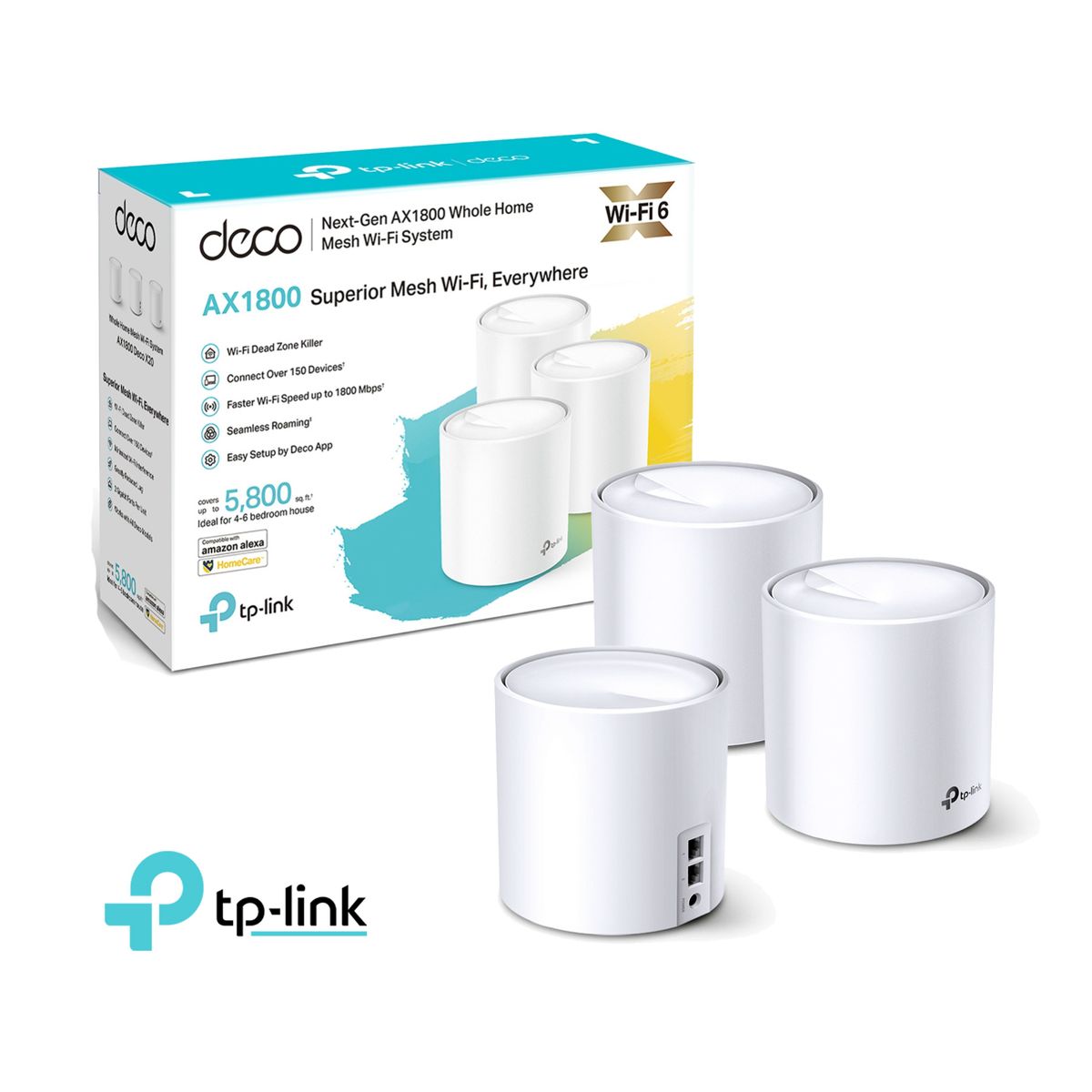 TP LINK - Tp-Link Deco X20 3 Pack Mesh Sistema Wifi 6 AX1800