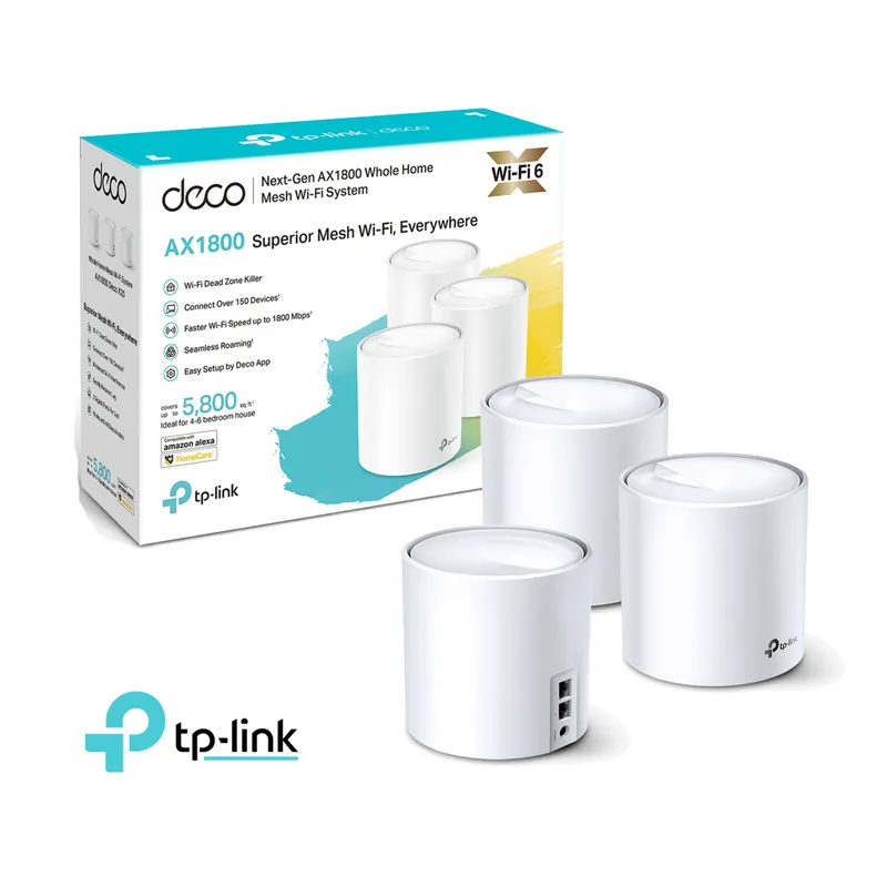 TP LINK - Tp-Link Deco X20 3 Pack Mesh Sistema Wifi 6 AX1800