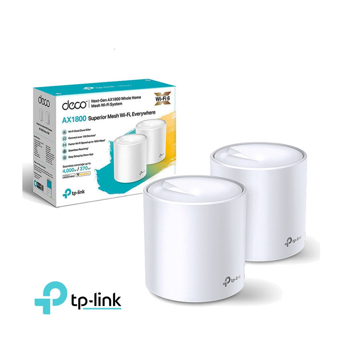 TP LINK - Tp-Link Deco X20 2 Pack Mesh Sistema Wifi 6 AX1800