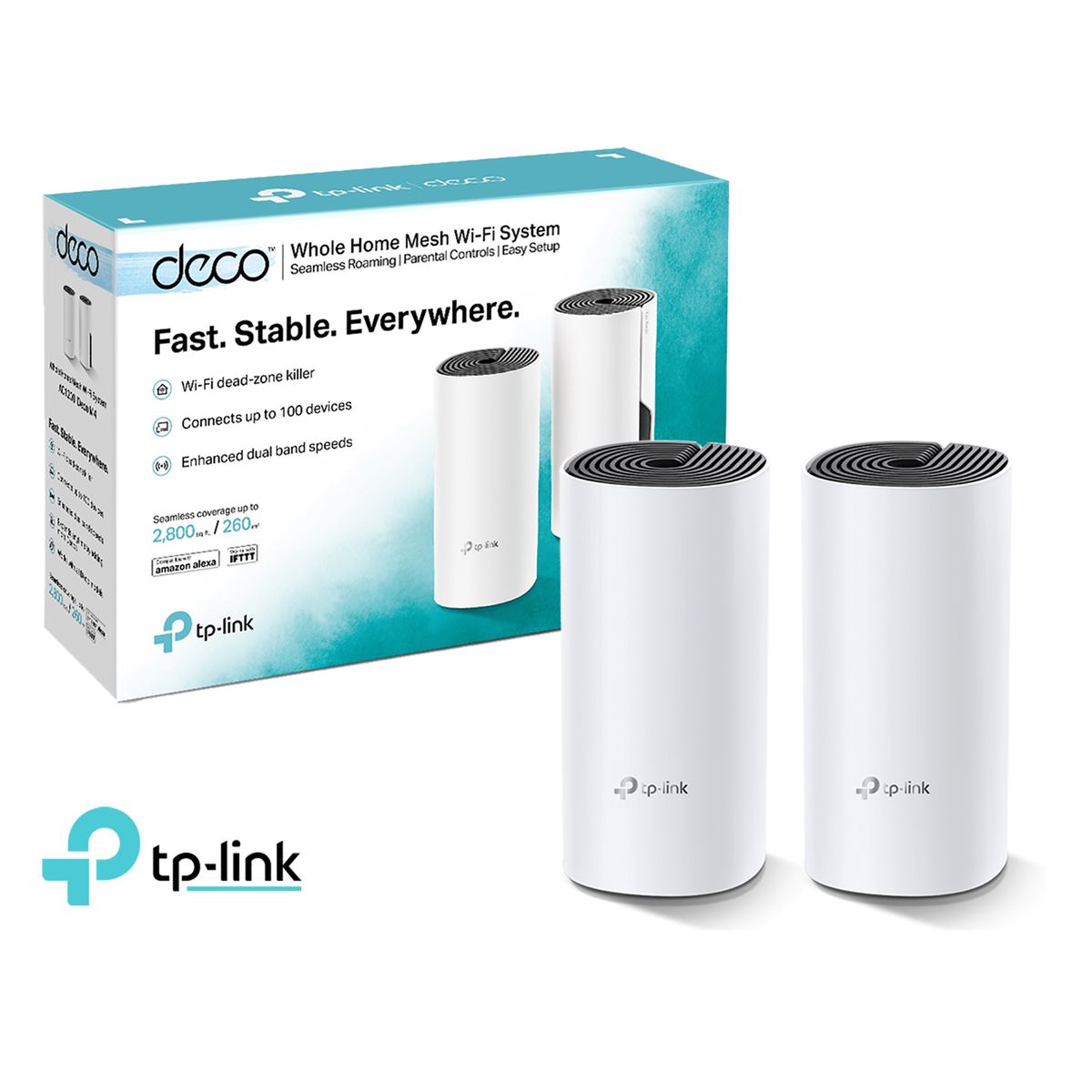 TP LINK - TP-Link Deco M4 2 Pack Sistema Wi-Fi 5 GHz 2,4 GHz Mesh AC1200