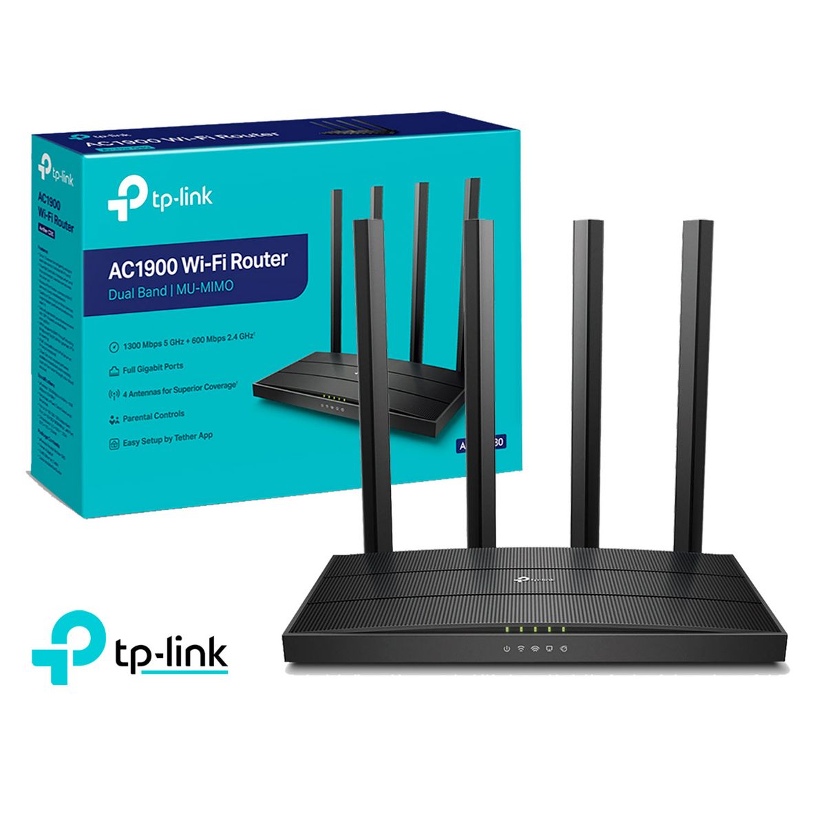 TP LINK - TP-Link Router Archer C80 AC1900 Wireless Dual Band 5 GHz 2,4 GHz
