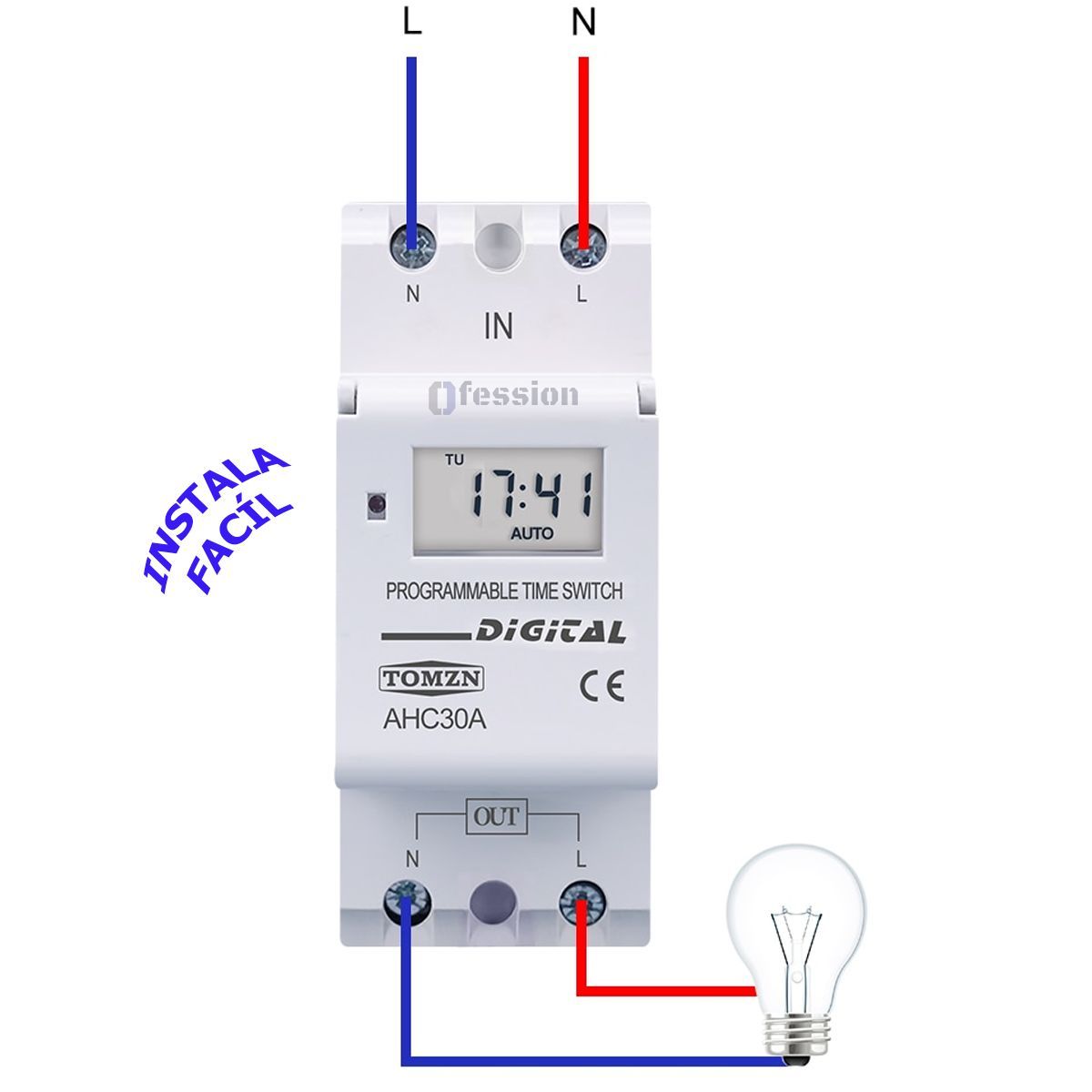 GENERICO - Interruptor Horario Digital Timer Semanal temporizador Programable