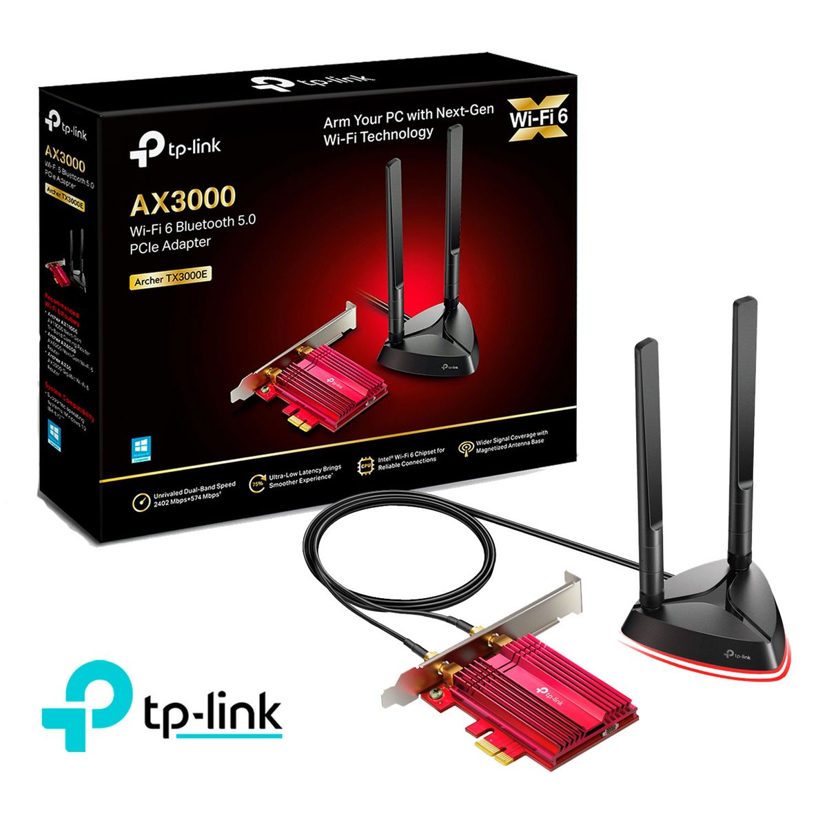 TP LINK - TP-Link Inalámbrico PCIe Expres Archer TX3000 WiFi 6