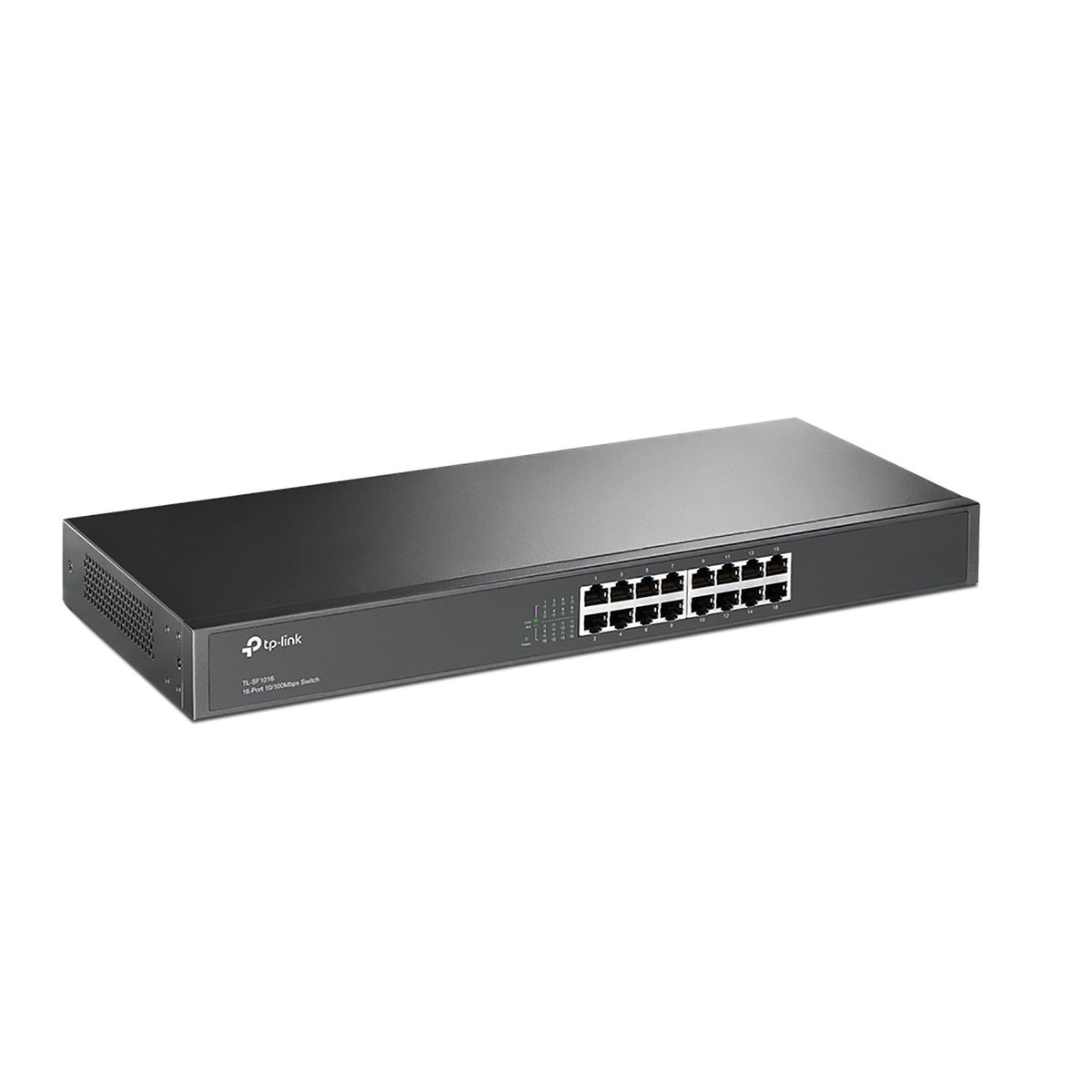 TP LINK - Switch Tp-Link TL-Sf1016 Con 16 Puertos 10-100 Mbps Para Rack