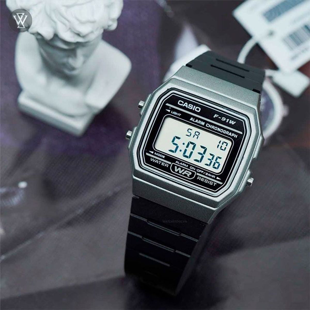 CASIO - Reloj Casio F-91WM-1B Digital