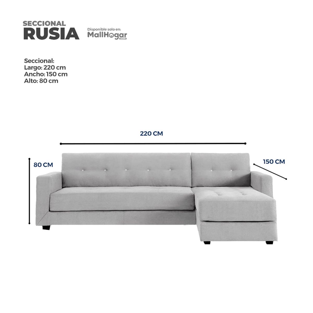 GENERICO - Seccional Rusia Gris Plata