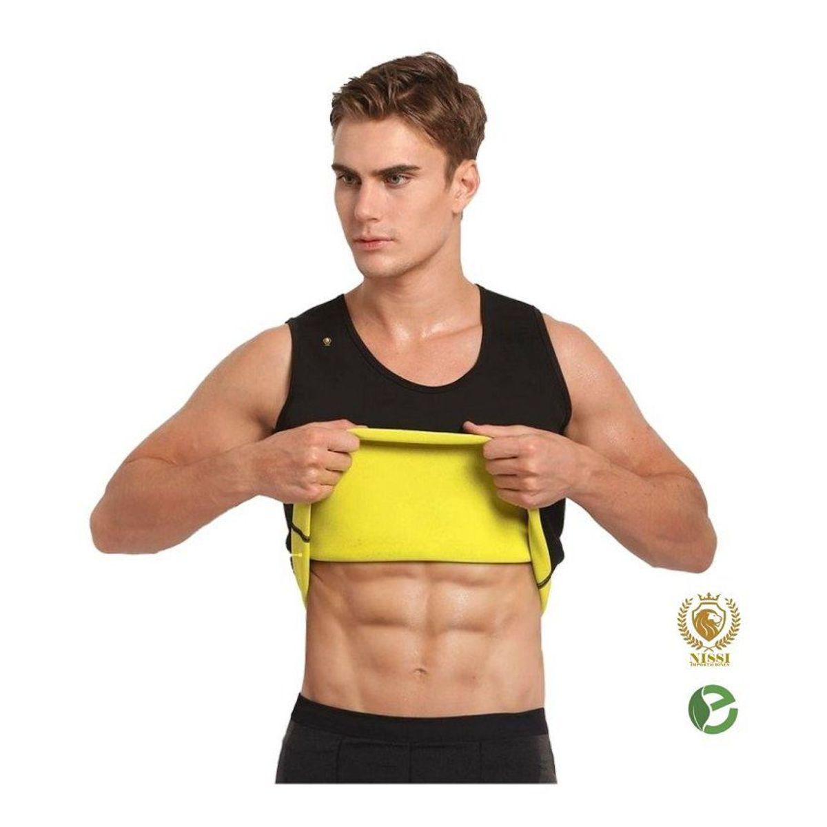 HOLGU - Faja Chaleco Reductor De Hombre Calidad Premium