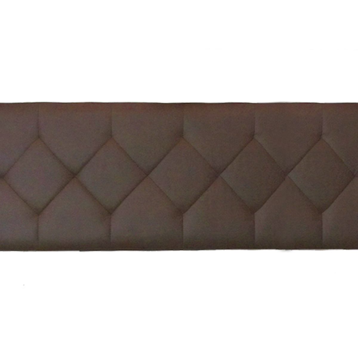 VILLA HOGAR - Cabecera Rombo Queen chocolate - Villa Hogar