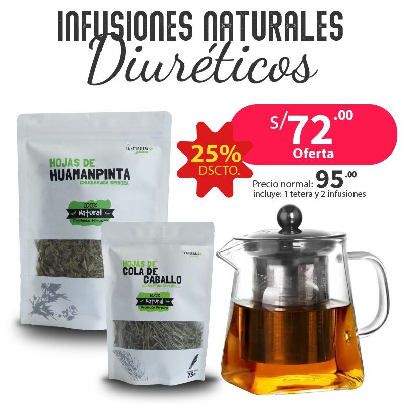 SIN BARROTES - Bundle de Teteras mas Infusiones Naturales Diuréticos