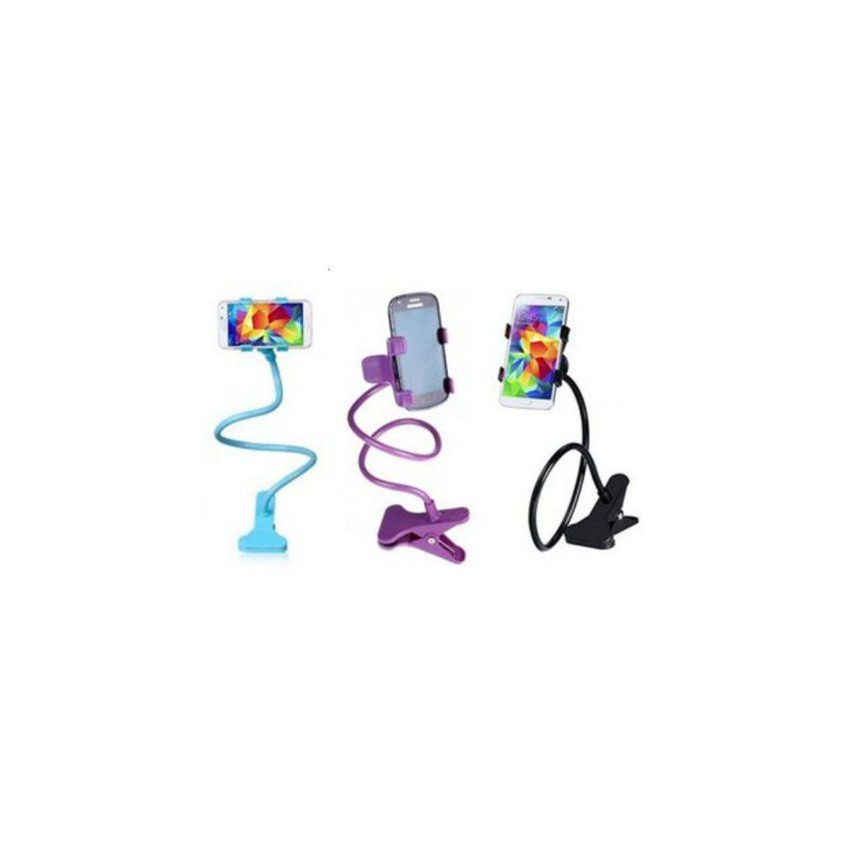 GENERICO - Soporte sujetador flexible para celular smartphone 360