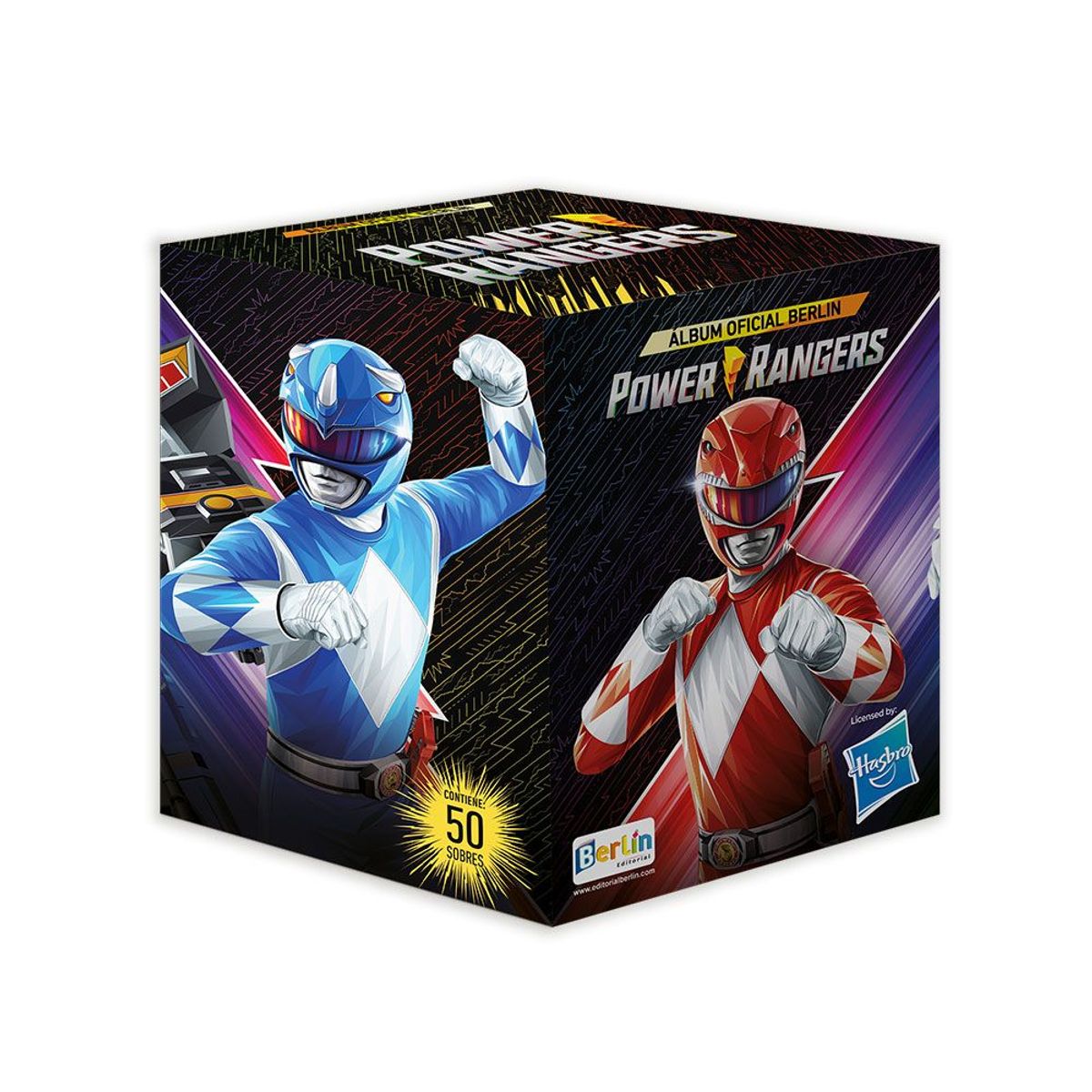 EDITORIAL BERLIN - Power Rangers, 1 Cajita (50 Sobres)