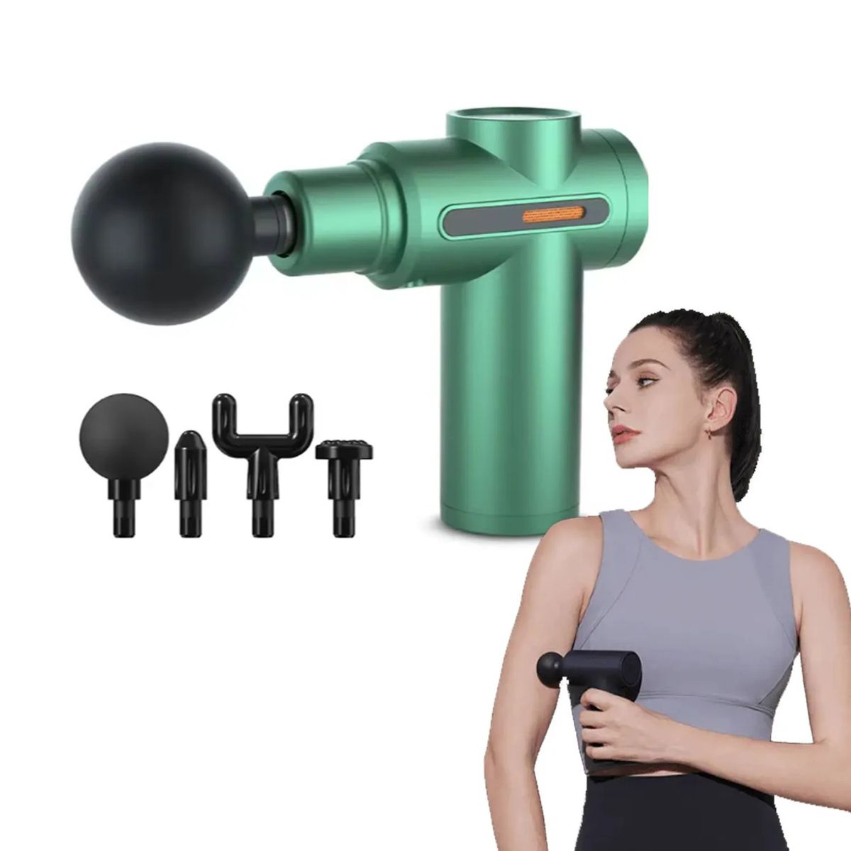 GENERICO - Masajeador Muscular - Pistola Fascial gun